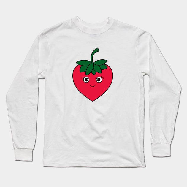 STRAWBERRY Lover Long Sleeve T-Shirt by SartorisArt1